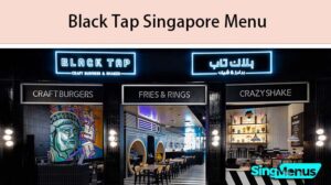 Black Tap Singapore Menu