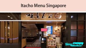 Itacho Menu Singapore