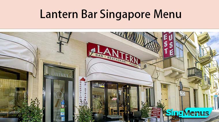 Lantern Bar Singapore Menu