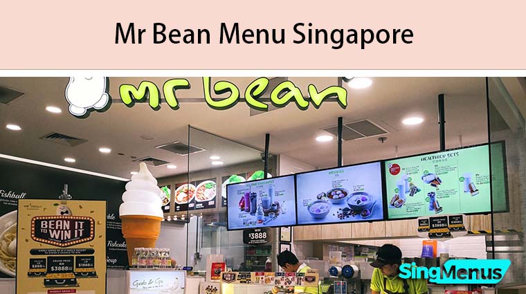 Mr Bean Menu Singapore