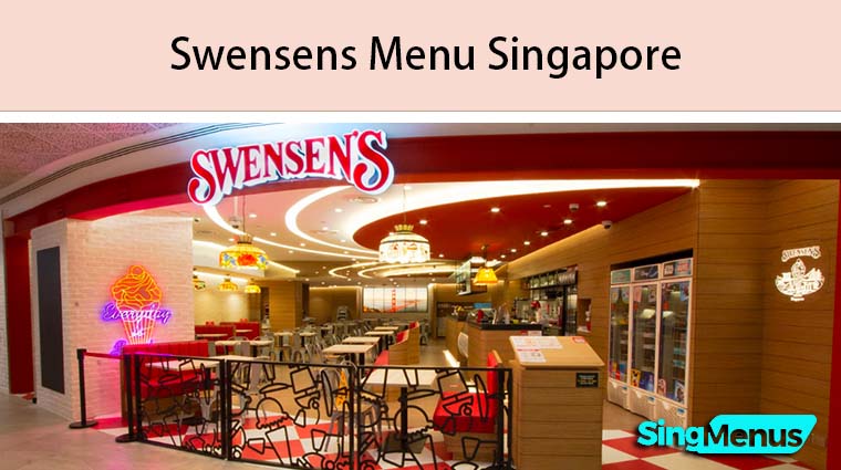 Swensens Menu Singapore